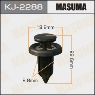 Клипса (кратно 50) MASUMA KJ-2288 (фото 1)