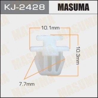 Клипса (кратно 50) MASUMA KJ-2428 (фото 1)