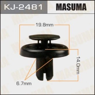 Кліпса (кратно 10) MASUMA KJ2481 (фото 1)