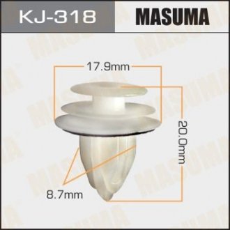 Клипса (кратно 50) MASUMA KJ-318 (фото 1)