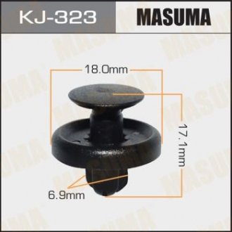 Клипса (кратно 50) MASUMA KJ-323 (фото 1)