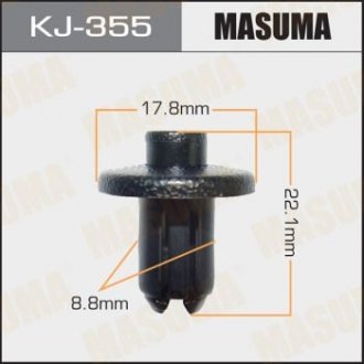 Клипса (кратно 50) MASUMA KJ-355 (фото 1)