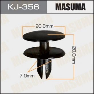 Клипса (кратно 50) MASUMA KJ-356