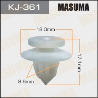 Клипса (кратно 50) MASUMA KJ-361 (фото 1)