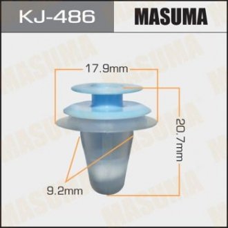 Клипса (кратно 50) MASUMA KJ-486 (фото 1)