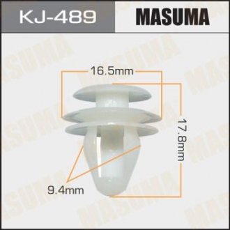 Клипса (кратно 50) MASUMA KJ-489 (фото 1)