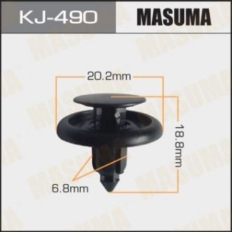 Клипса (кратно 50) MASUMA KJ-490 (фото 1)