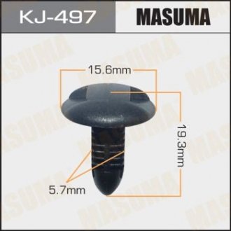 Клипса (кратно 50) MASUMA KJ-497 (фото 1)