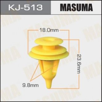 Клипса (кратно 50) MASUMA KJ-513 (фото 1)