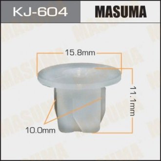 Клипса (кратно 50) MASUMA KJ-604 (фото 1)