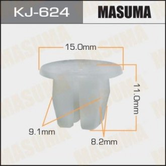 Клипса (кратно 50) MASUMA KJ-624 (фото 1)