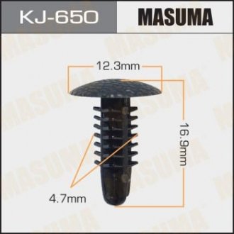 Клипса (кратно 50) MASUMA KJ-650 (фото 1)