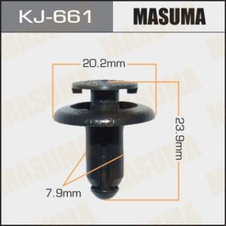 Клипса (кратно 50) MASUMA KJ-661 (фото 1)