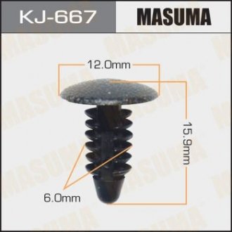 Клипса (кратно 50) MASUMA KJ-667