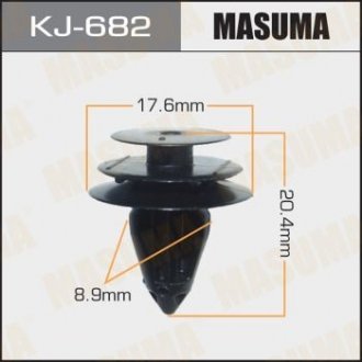 Клипса (кратно 50) MASUMA KJ-682 (фото 1)