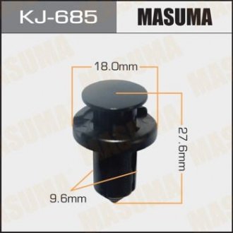 Клипса (кратно 50) MASUMA KJ-685 (фото 1)