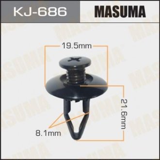 Клипса (кратно 50) MASUMA KJ-686 (фото 1)