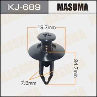 Клипса (кратно 10) MASUMA KJ689 (фото 1)
