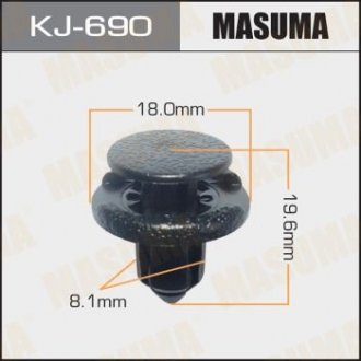 Клипса (кратно 50) MASUMA KJ-690 (фото 1)
