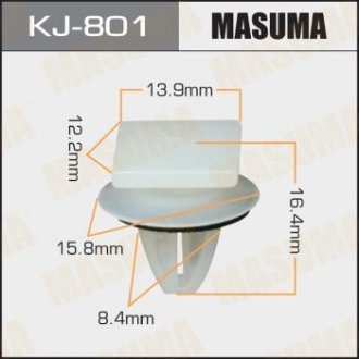 Клипса (кратно 50) MASUMA KJ-801 (фото 1)