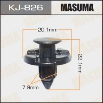 Клипса (кратно 50) MASUMA KJ-826 (фото 1)