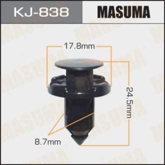 Клипса (кратно 50) MASUMA KJ-838 (фото 1)