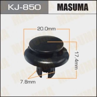 Клипса (кратно 50) MASUMA KJ-850 (фото 1)