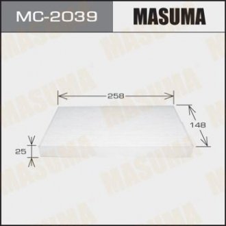Фильтр салона MASUMA MC2039 (фото 1)