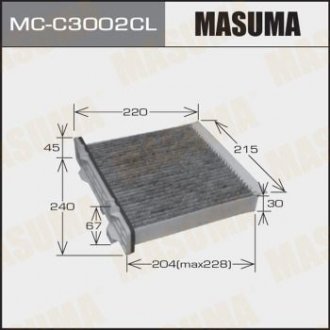 Фільтр салону (вугільний) MASUMA MCC3002CL (фото 1)