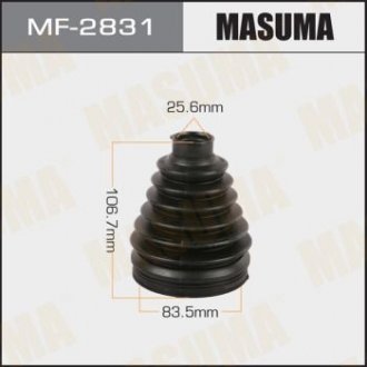 Пыльник ШРУСа MF-2831 (пластик) + спецхомут MASUMA MF2831