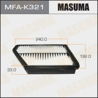 Фильтр воздушный A9315 HYUNDAI/ MATRIX/ V1500 V1600 V1800 01- MASUMA MFAK321