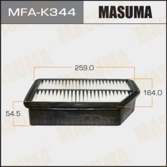 Фильтр воздушный A9323 HYUNDAI/ IX35 MASUMA MFAK344 (фото 1)