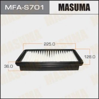 Фильтр воздушный SUZUKI/ SX4/ YA11SYB11SYC11S 06- MASUMA MFAS701 (фото 1)
