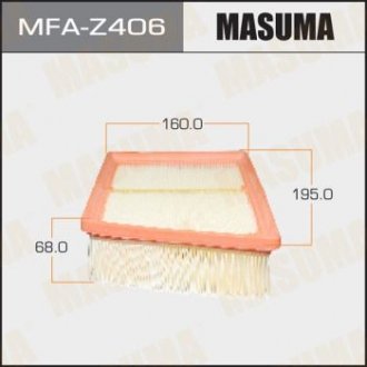 Фильтр воздушный MAZDA/ MAZDA2 07- MASUMA MFAZ406 (фото 1)