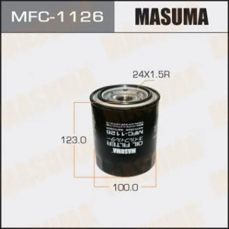 Фільтр оливний Toyota Land Cruiser (-07), Land Cruiser Prado (00-07) D 3.0, 4.2 MASUMA MFC1126