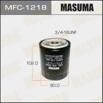 Фільтр оливний Nissan Almera, Primera (-02) 1.4, 1.6 MASUMA MFC1218