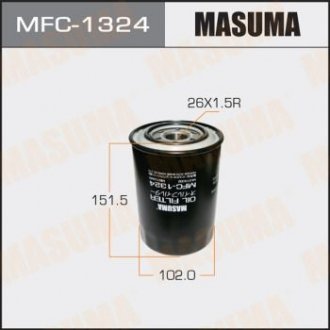Фільтр оливний Mitsubishi Pajero (00-) D 3.2 MASUMA MFC1324