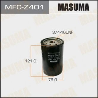 Фільтр оливний Mazda CX-9 3.7 (10-12) MASUMA MFCZ401 (фото 1)