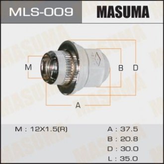 Гайка колеса MASUMA MLS009 (фото 1)