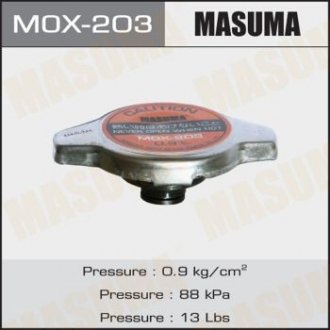 Кришка радіатора Lexus/ Mitsubishi/ Toyota 0.9 bar MASUMA MOX203 (фото 1)