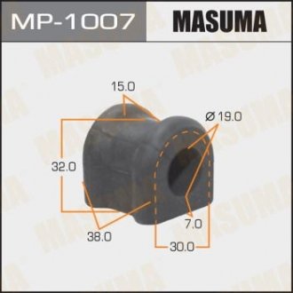 Втулка стабілізатора заднього Toyota Avensis (03-08) (Кратно 2 шт) MASUMA MP1007 (фото 1)