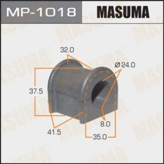 Втулка стабилизатора переднего Toyota Camry (01-) (Кратно 2 шт) MASUMA MP1018 (фото 1)