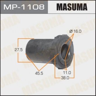 Втулка ресора нижня Mitsubishi L200 (05-) (Кратно 2 шт) MASUMA MP1108 (фото 1)