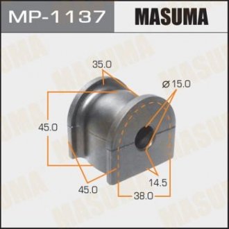 Втулка стабілізатора заднього Honda Accord (08-12), Crosstour (10-15) (Кратно 2 шт) MASUMA MP1137 (фото 1)