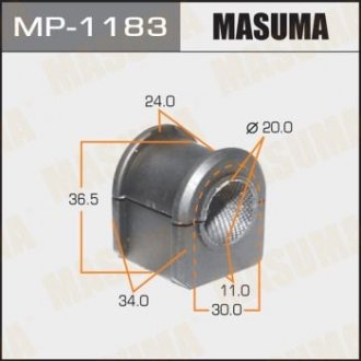 Втулка стабілізатора заднього Mazda 5 (05-10) (Кратно 2 шт) MASUMA MP1183