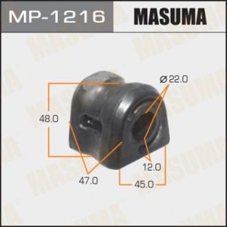 Втулка стабілізатора переднього Honda Civic (08-) (Кратно 2 шт) MASUMA MP1216 (фото 1)