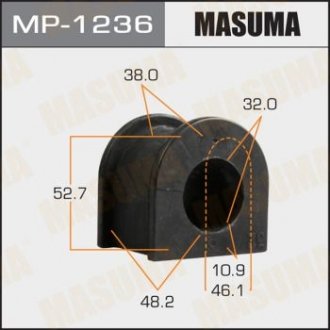 Втулка стабілізатора MASUMA MP1236 (фото 1)