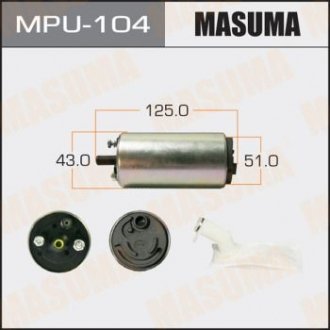 Бензонасос електричний (+сітка)) Honda/ Mazda/ Toyota MASUMA MPU104 (фото 1)