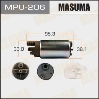 Бензонасос электрический (+сеточка) Nissan MASUMA MPU206 (фото 1)