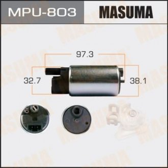 Бензонасос електричний (+сітка)) Honda/ Mazda/ Mitsubishi/ Subaru MASUMA MPU803 (фото 1)